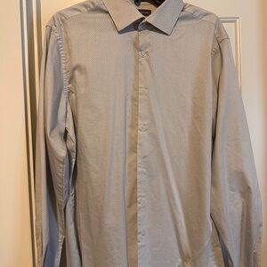 Van Heusen Light Gray Dress Shirt